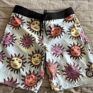 Volcom size 27 kids swim trunks